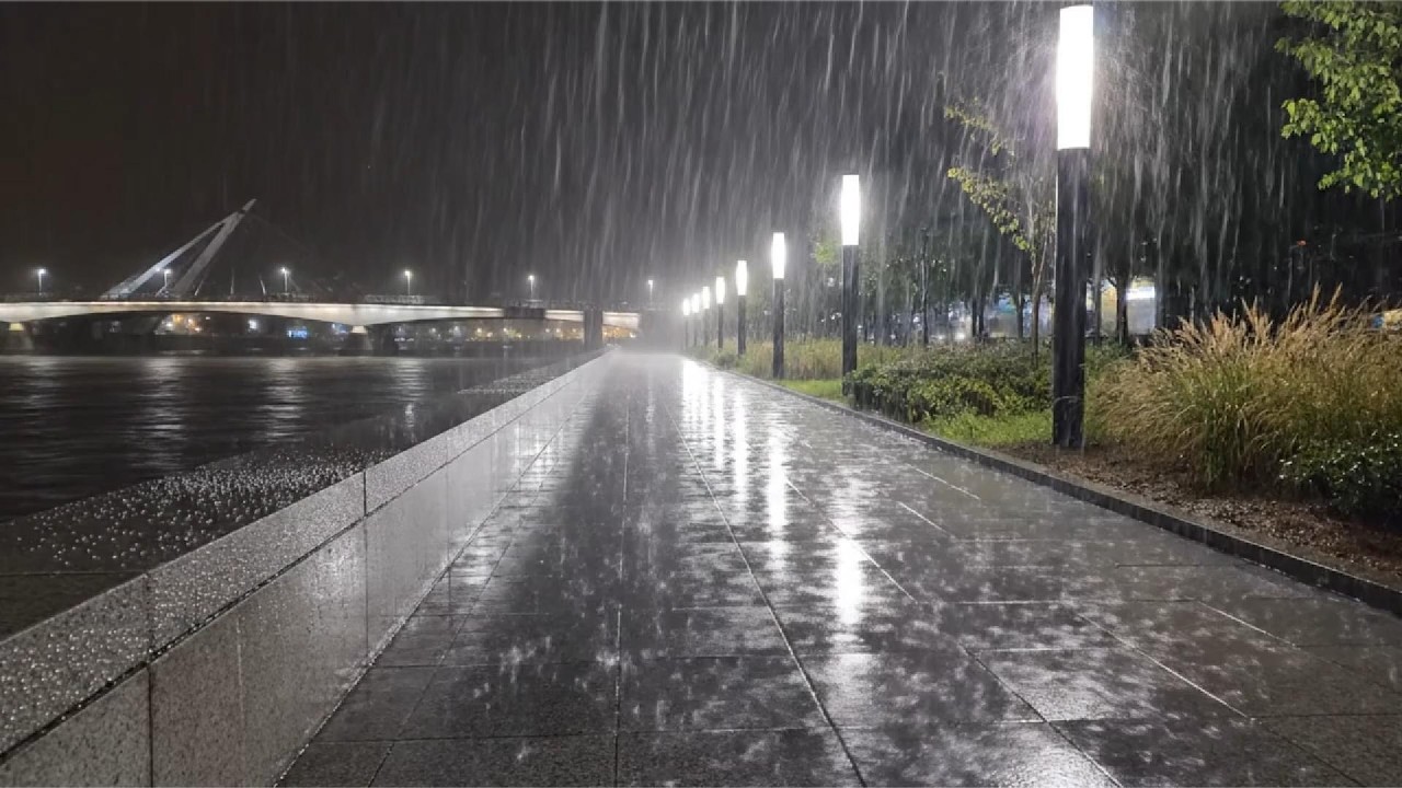 No Ads Rain Sounds for Sleeping   ASMR Midnight Downpour on Tin Roof for Lifelong Insomnia