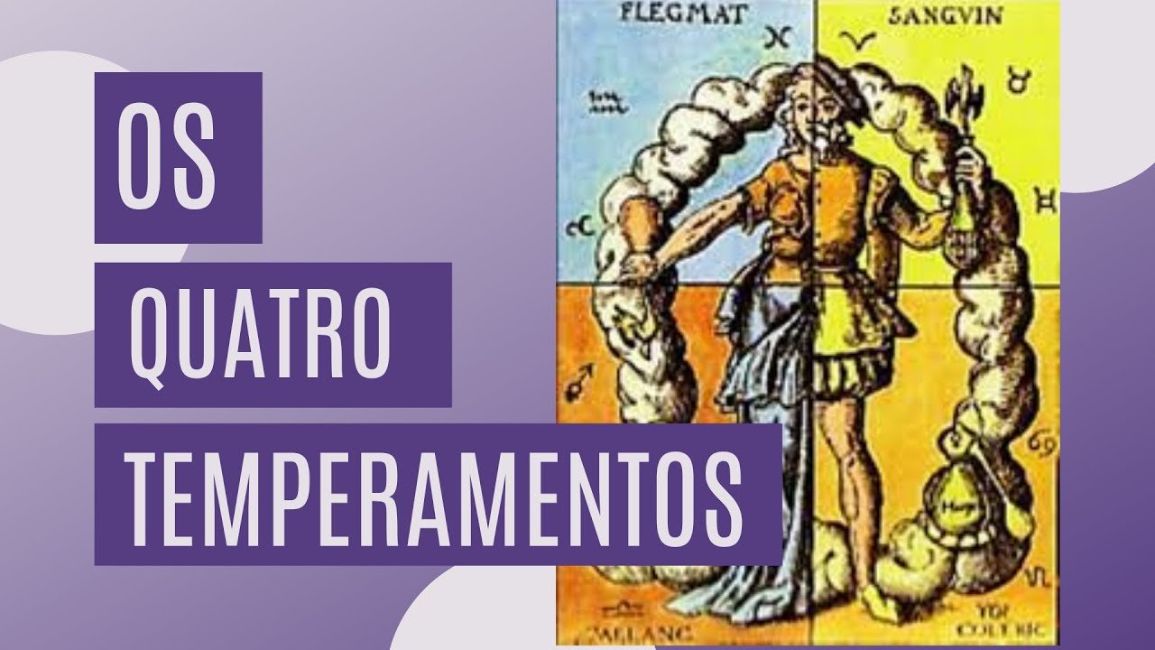 OS QUATRO TEMPERAMENTOS - SANGUÍNEO, COLÉRICO, MELANCÓLICO, FLEUMÁTICO