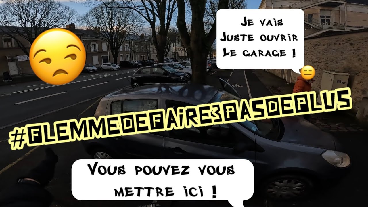 Cette automobiliste bloque la piste cyclable alors qu'elle pouvait s'arrêter avant celle ci ! 🤯😤