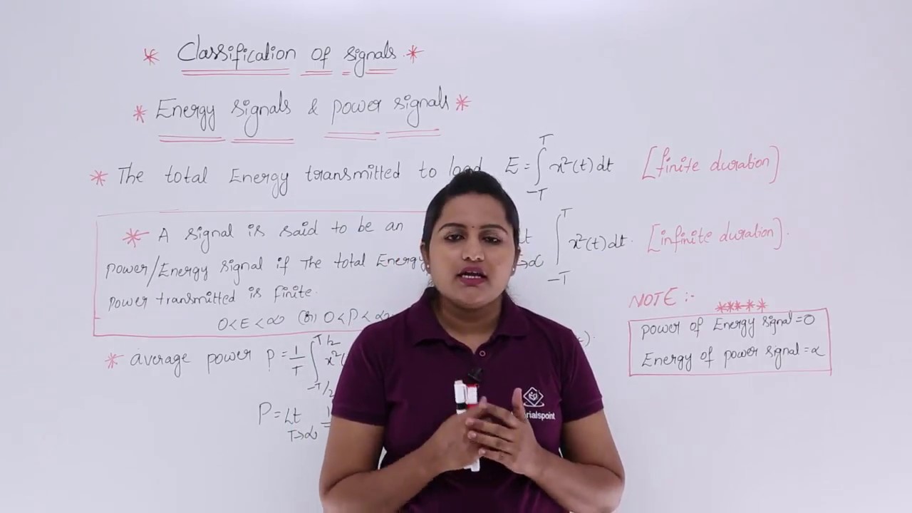 Energy Signals & Power Signals