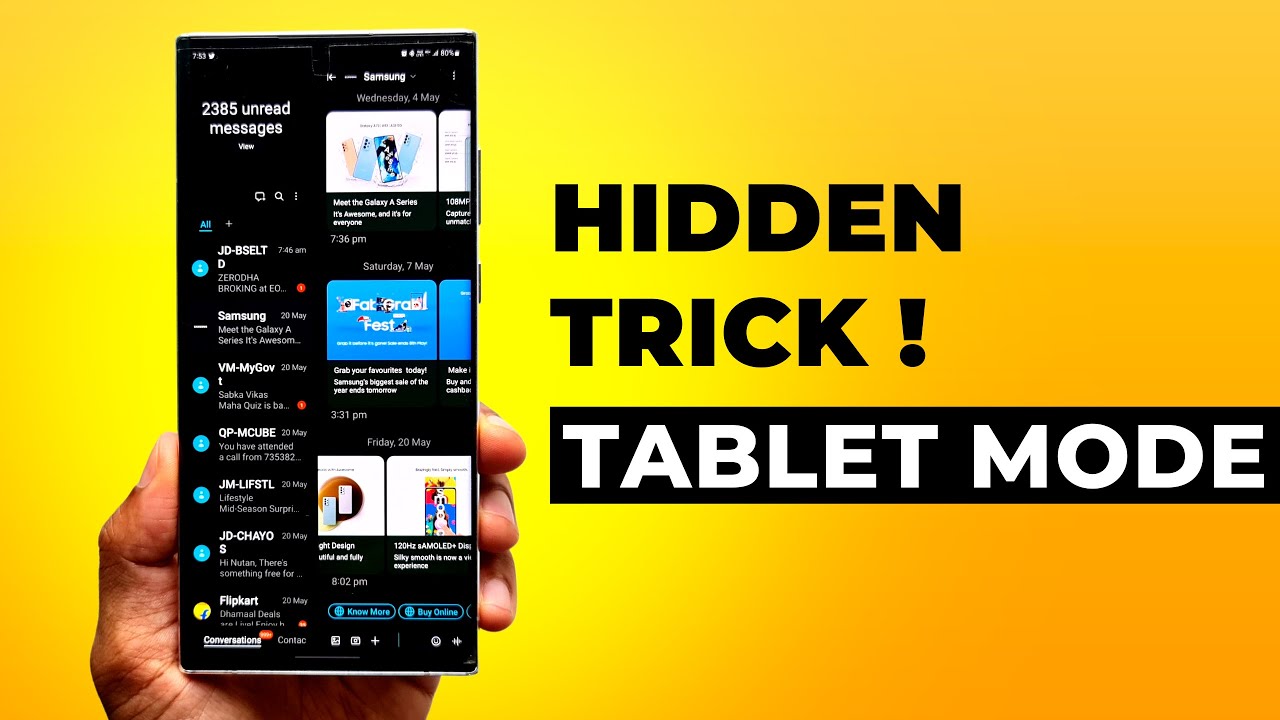 Скрытый трюк — превратите свой Android-телефон в планшет!