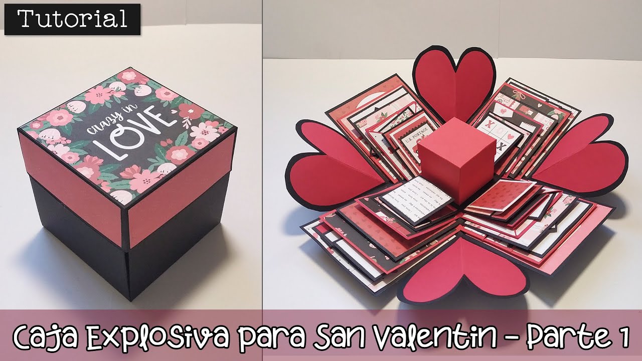 Tutorial: Caja Explosiva para San Valentín 📦✨😍 Parte 1 / 3 💖