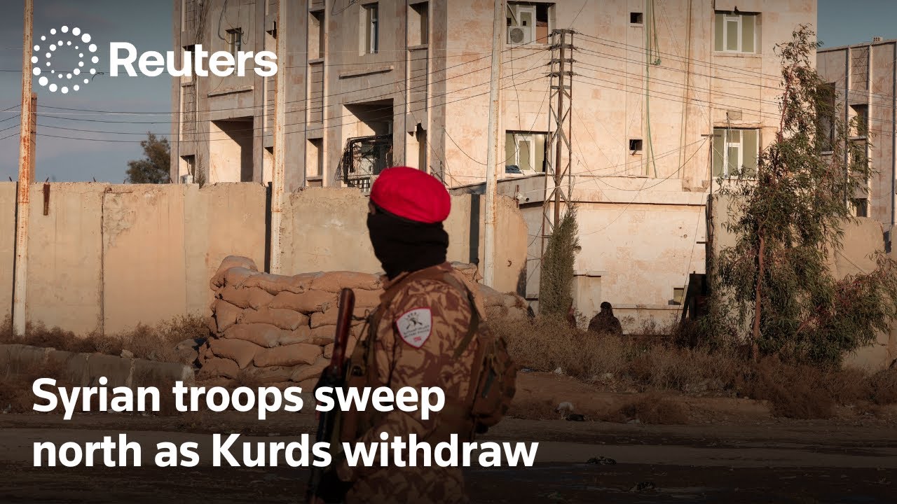 Syrian troops sweep northern towns as Kurdish fighters withdraw | REUTERS