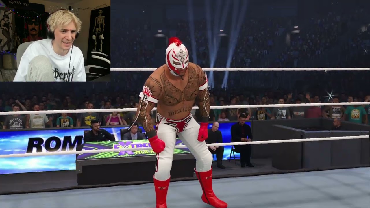 xQc plays WWE 2K23 3/14/2023
