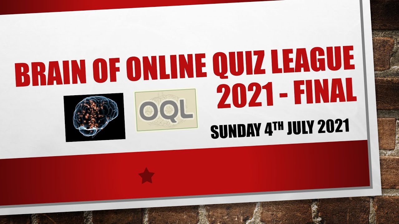Brain of Online Quiz League (BOOQL) Tier 1 Final 2021