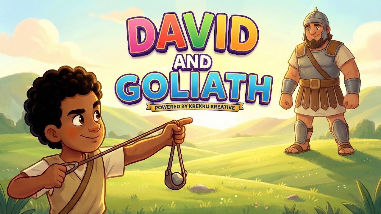 DAVID AND GOLIATH | BIBLE STORY FOR KIDS | TRUST GOD AND BE BRAVE