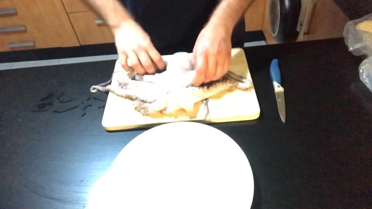 Como limpiar un pulpo