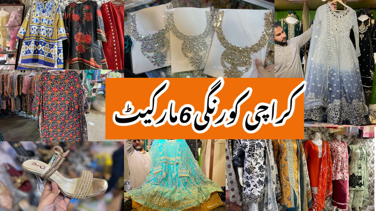 Korangi 6 No Market Karachi-heels,fancy dress,jewelry & kids Shopping-Local Bazar Pakistan