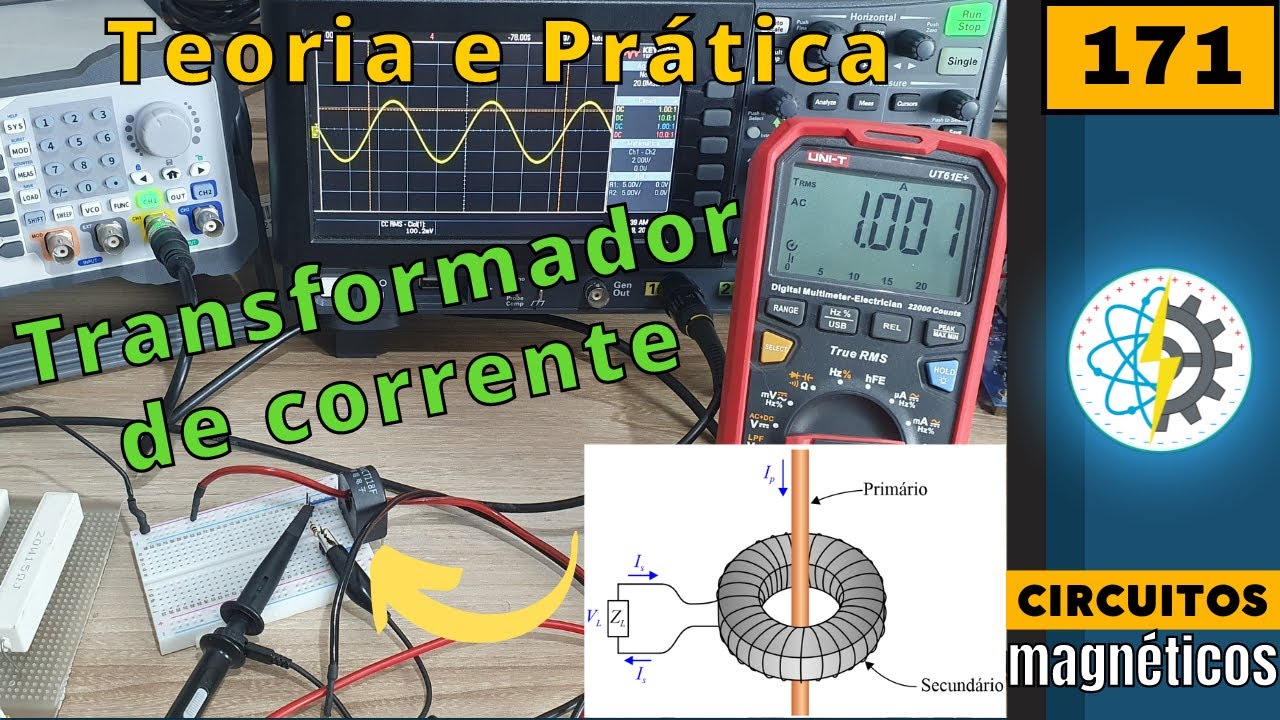 Aula 171 – Transformadores de corrente - Teoria e Prática