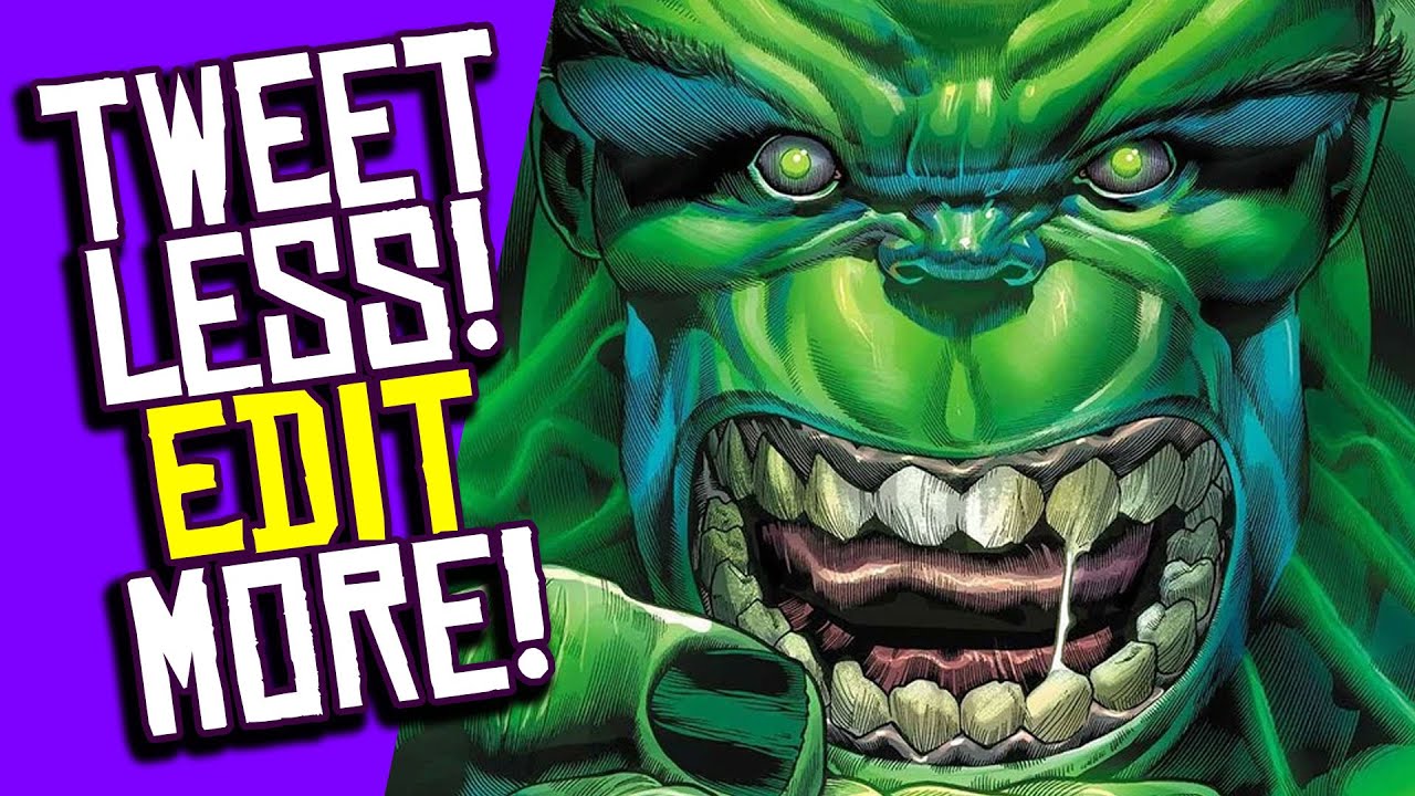 Marvel Comics Editors Should TWEET LESS and EDIT MORE! Hulk Artist CANCELLED?