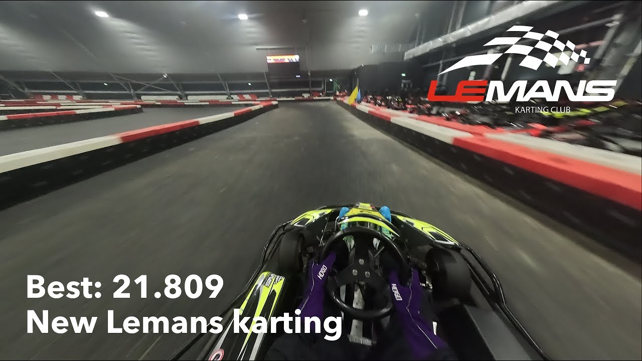 Lemans karting | Best: 21.809 | Rimo evo 6 13 hp | GoPro