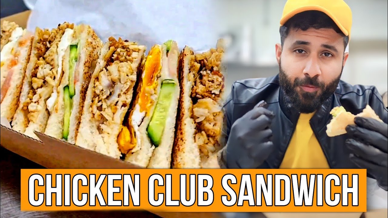 Pakistani Style Club Sandwich Recipe | How to make Club Sandwiches at home | Haseebee