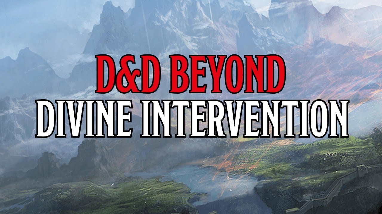 Divine Intervention in Dungeons & Dragons