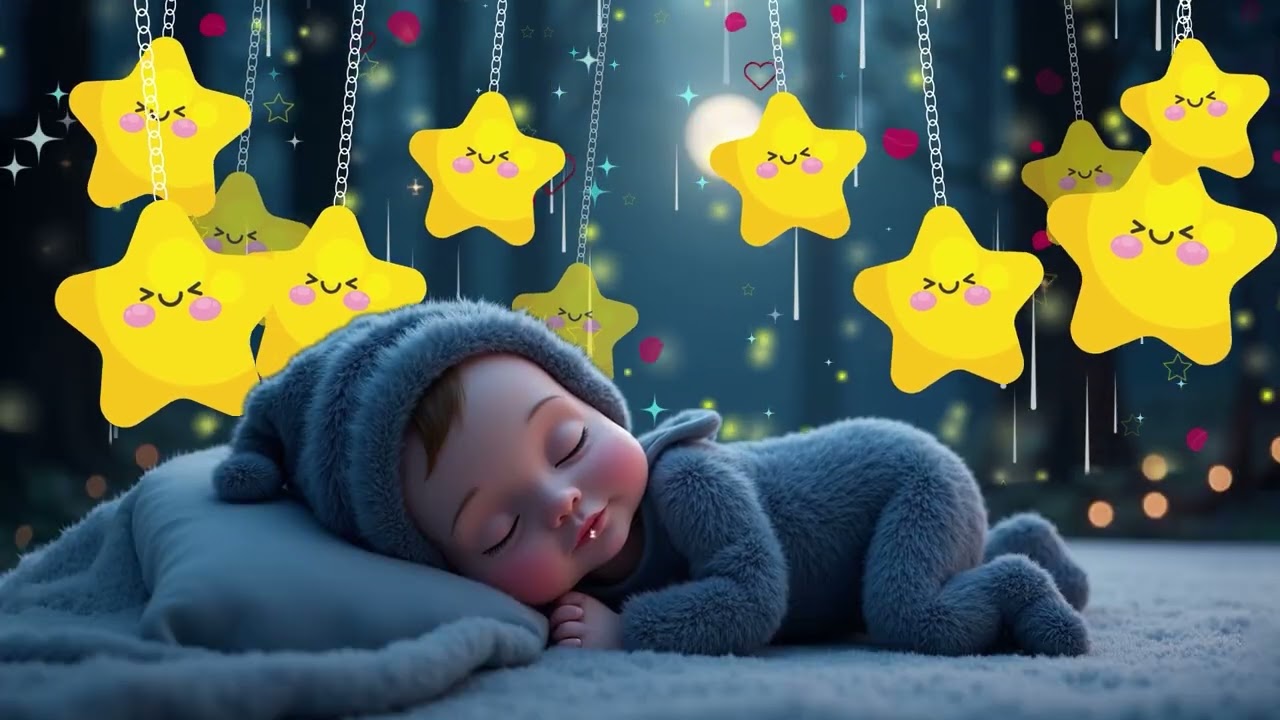 Soothing Mozart Brahms Lullaby 🎶 Baby Sleep Fast 🌛 Overcome Insomnia ✨ Sleep Instantly Tonight