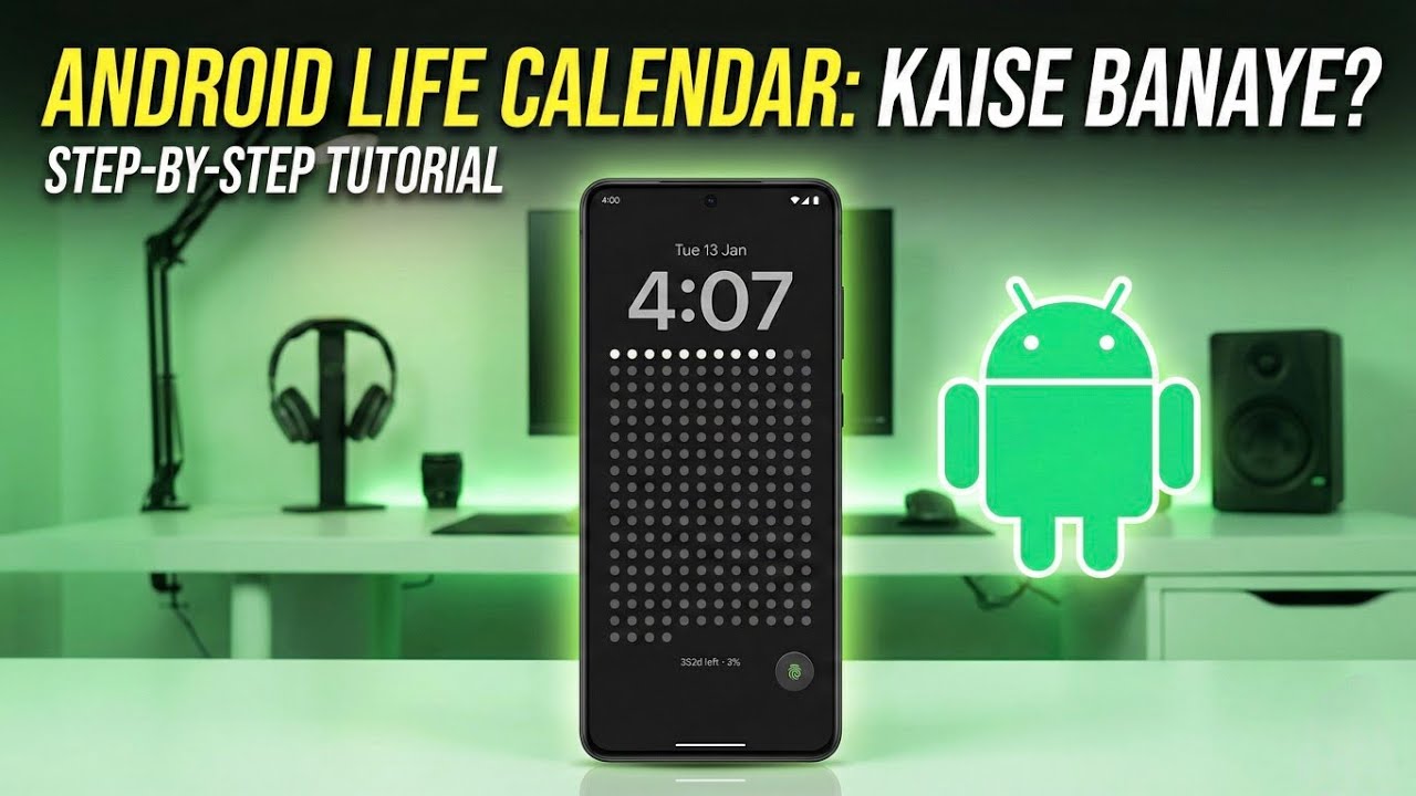 Android Me Life Calendar Wallpaper Kaise Banaye? ⏳