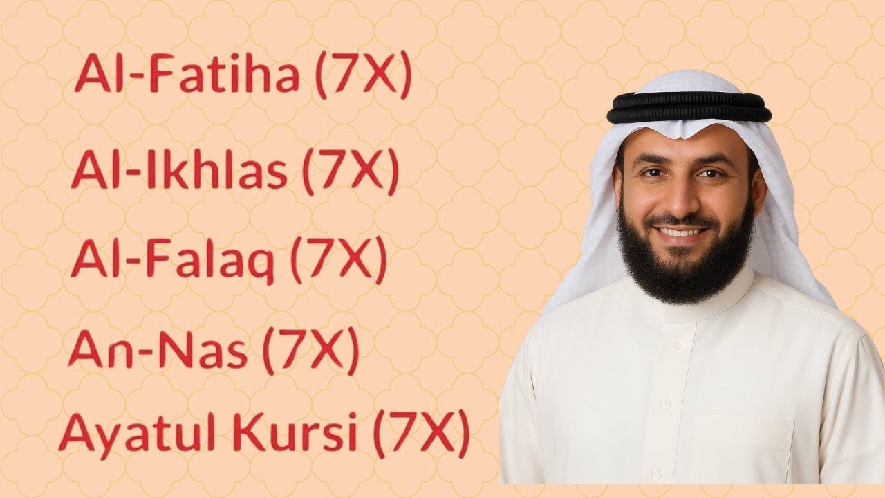 7x Protection Verses | Fatiha • Ayatul Kursi • Ikhlas • Falaq • Nas