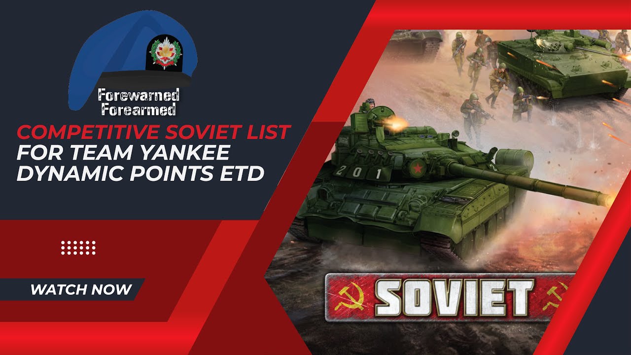 Team Yankee Soviet list.