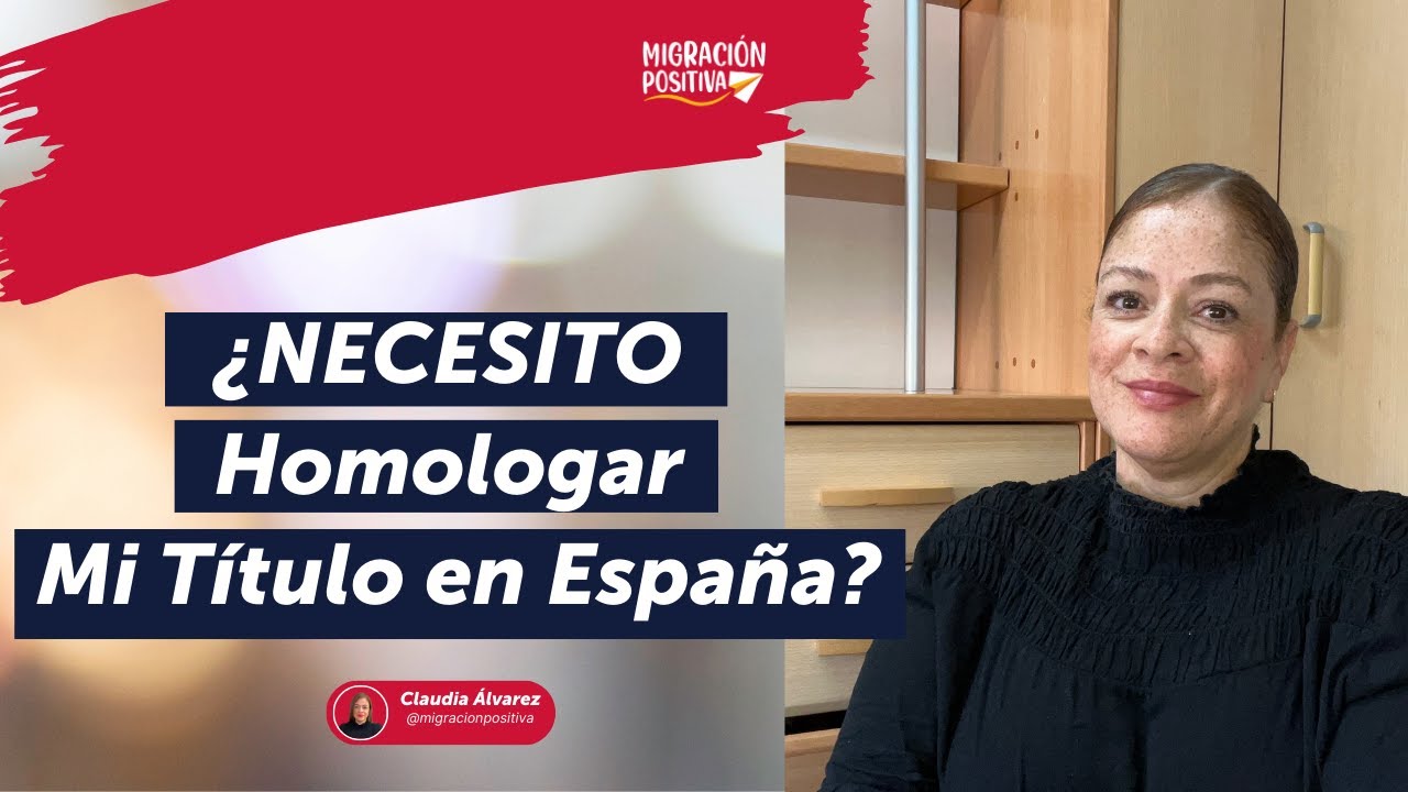 ESTUDIAR 🟢 Si Vas a ESTUDIAR en España Debes Homologar los Títulos Educativos de tu País.
