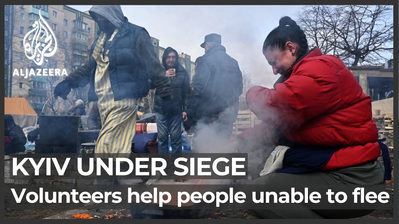 Kyiv under siege: Volunteers helps elderly, disabled people unable to flee