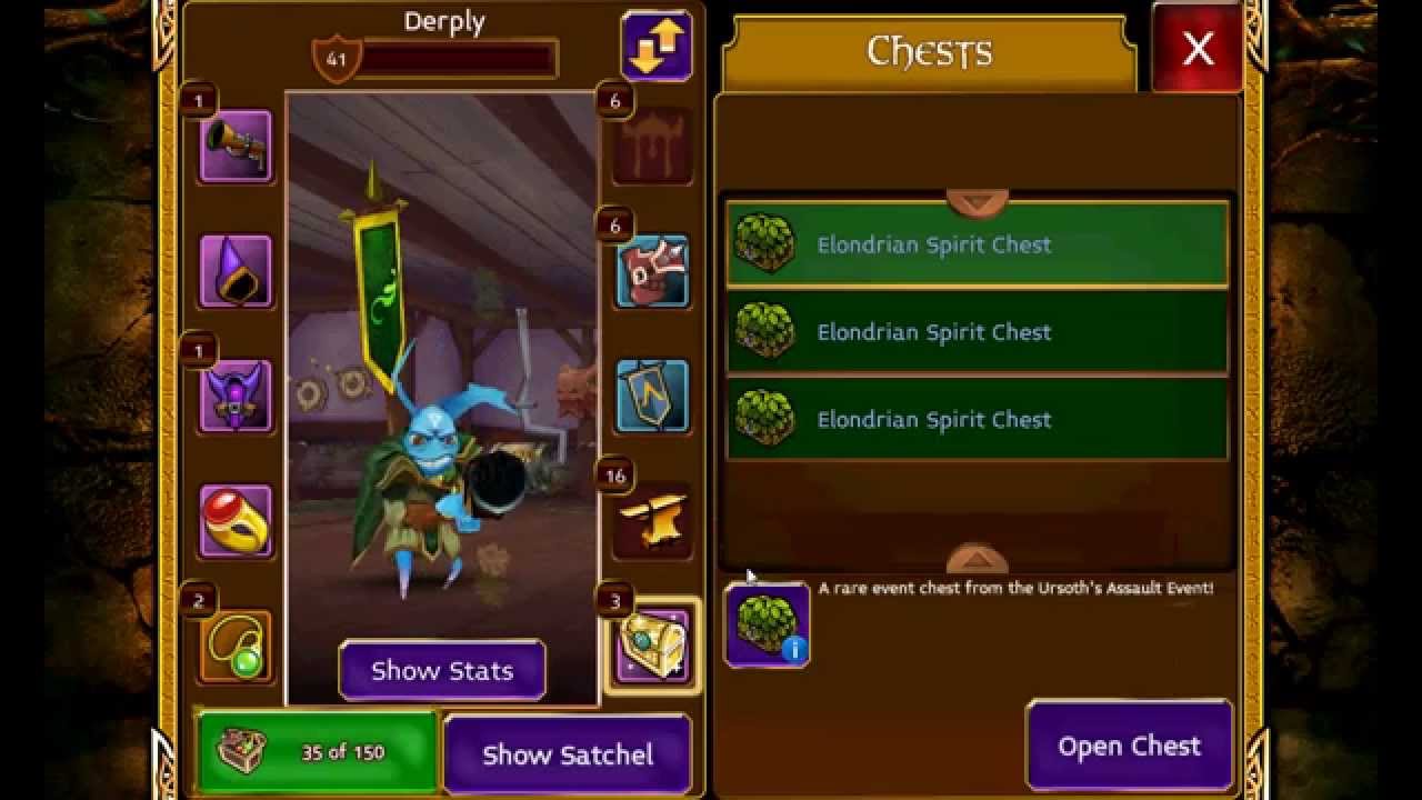 Ursoth Event - Opening Elondrian Chests!