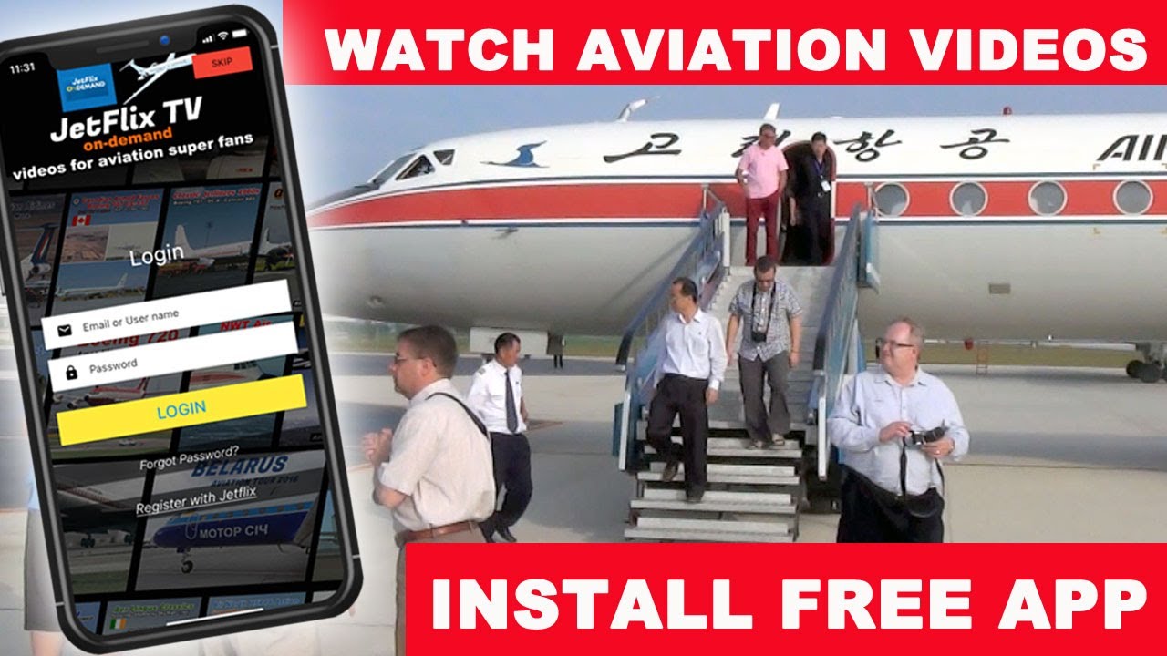 HUNDREDS of Plane Spotter Videos on your Phone with FREE JetFlix app