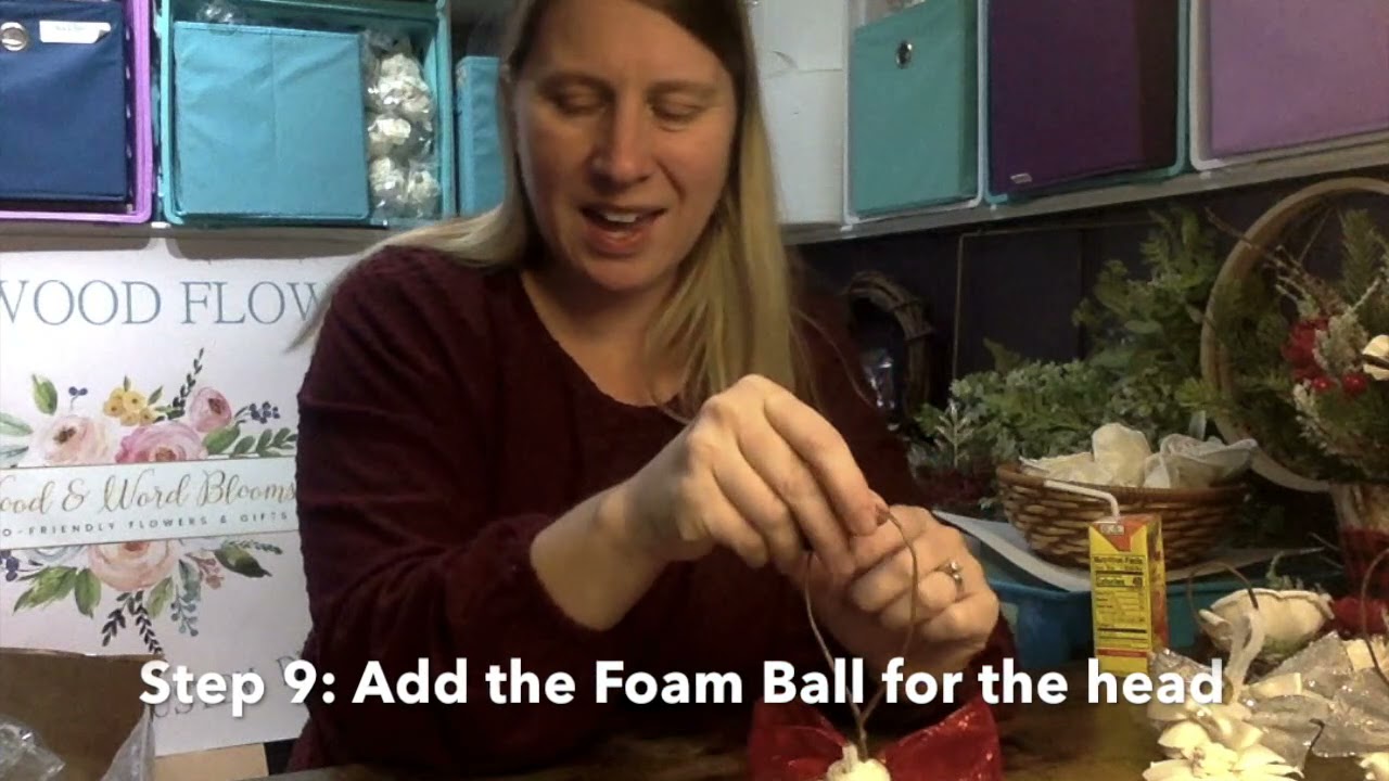 Sola Wood Flower DIY: Angel Ornament