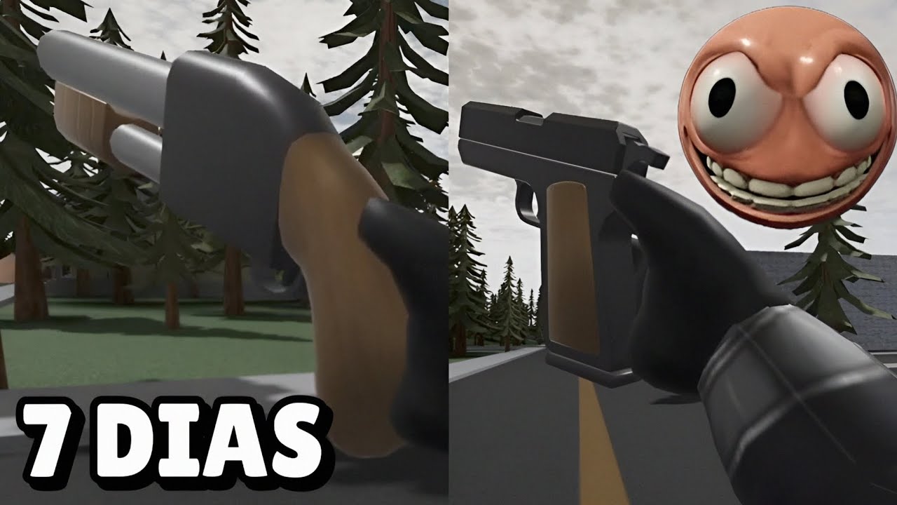 7 DIAS USANDO ARMAS DE FOGO | Roblox GEF