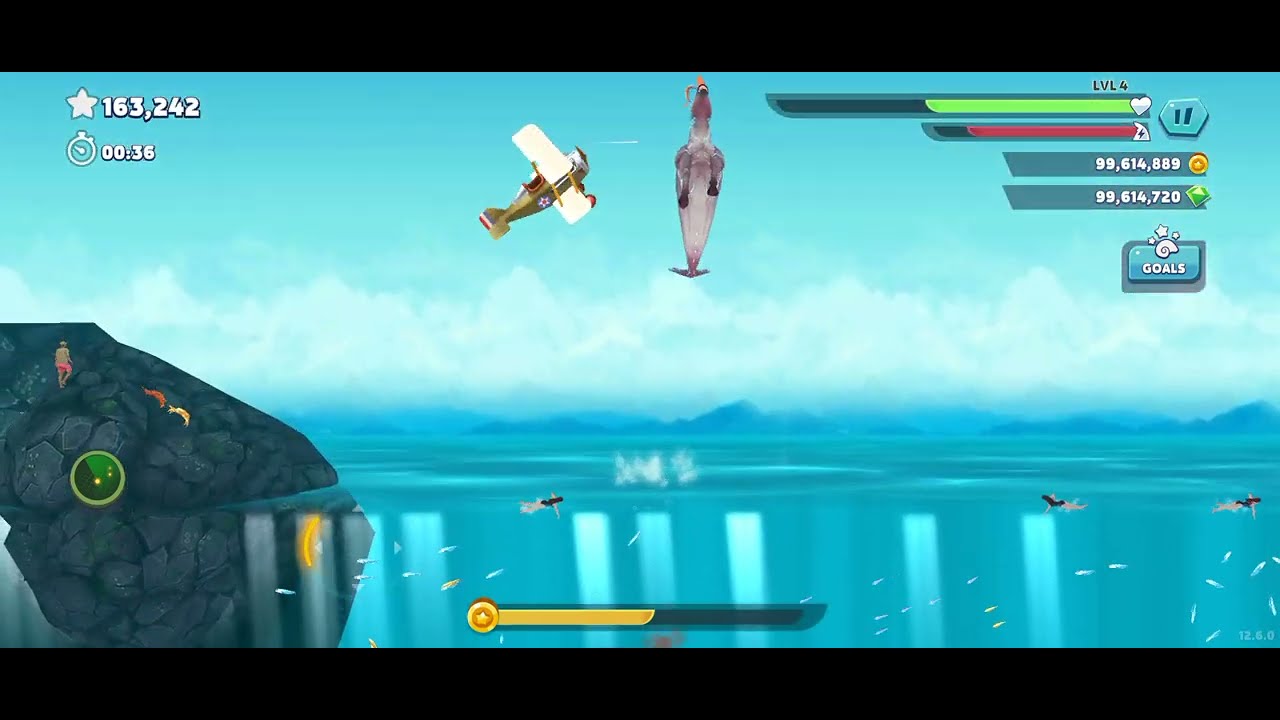 the flying sea horse 🌊🌊🐎🐎! hungry shark evolution!