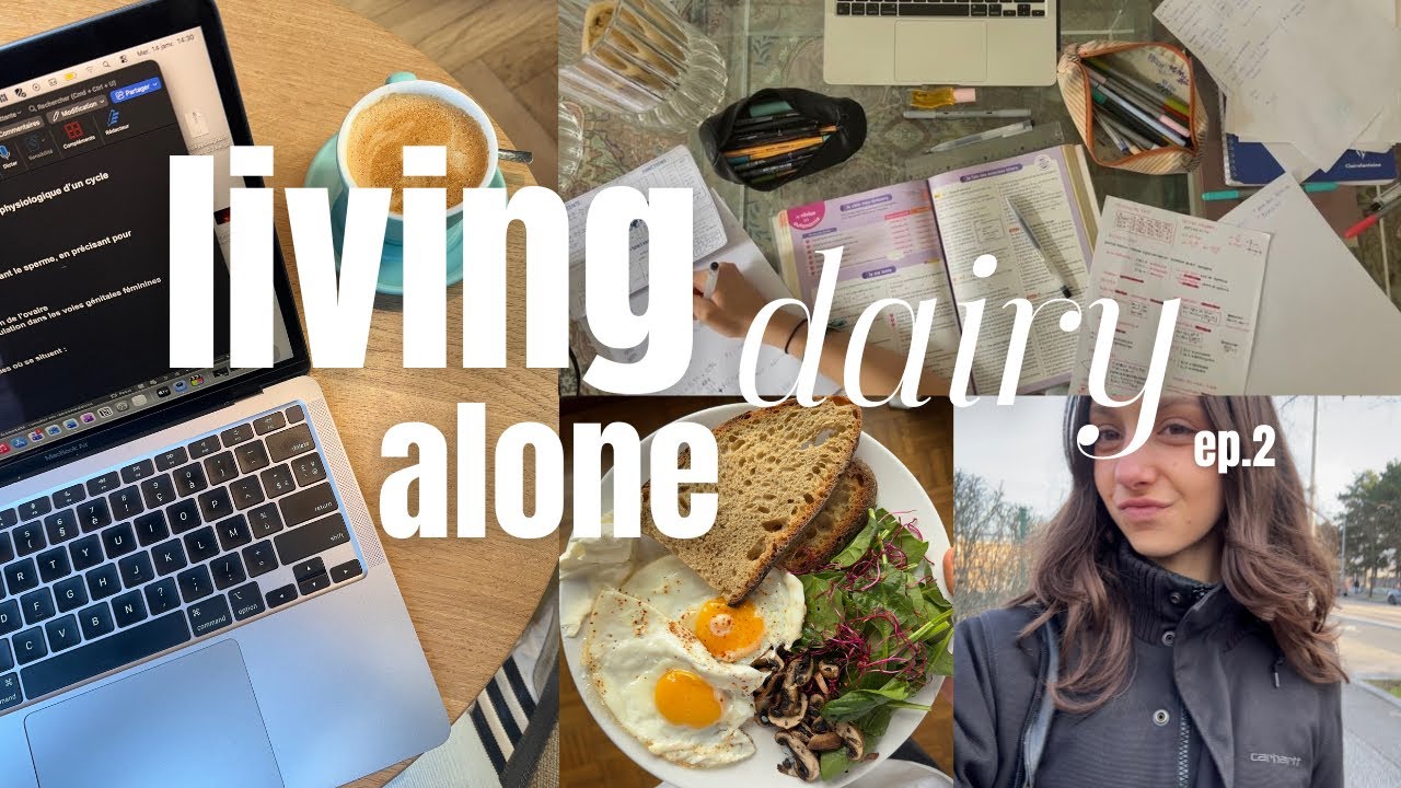 DAILY VLOG ⎮ révision, haul, run, coffee shop 👩‍💻☕️🏃‍♀️‍➡️🥣🫶