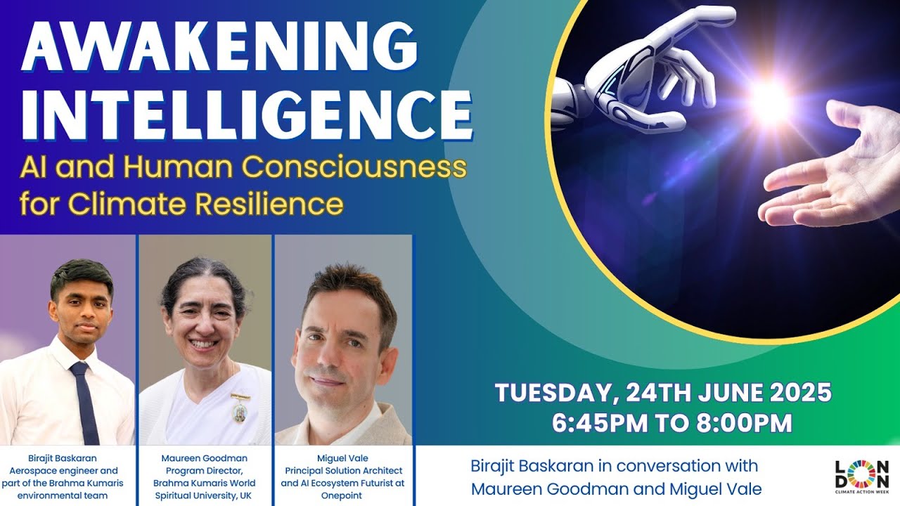 AI and Human consciousness for Climate Resilience |Miguel, Birajit & Maureen Goodman  | 24-06-2025