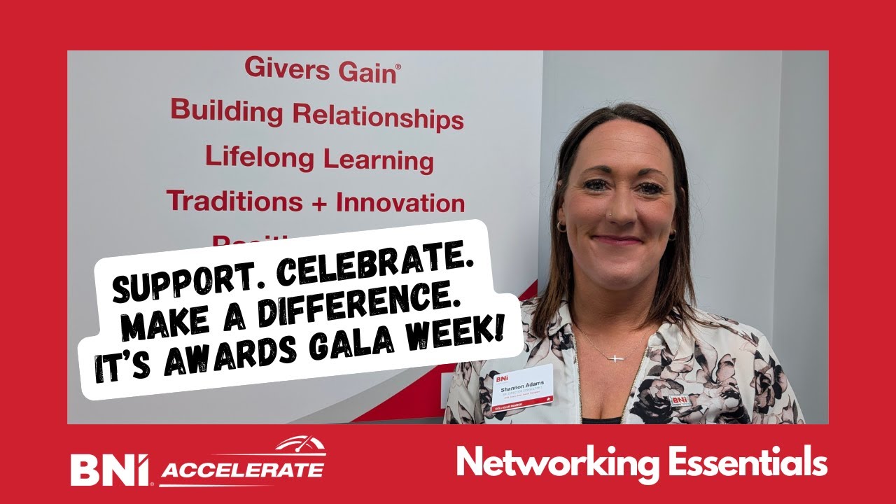 It's Gala Week! Celebrate International Networking Week
