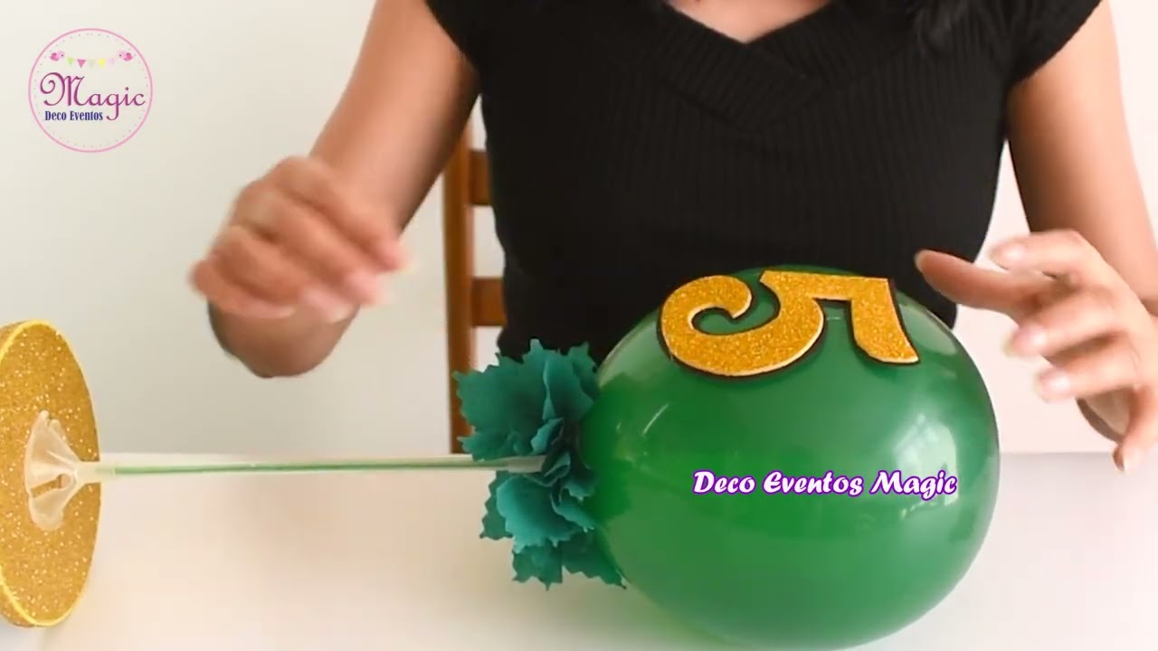 🏆 Idea hermosa de centro de mesa temática fútbol para cumpleaños de niño 🎂⚽