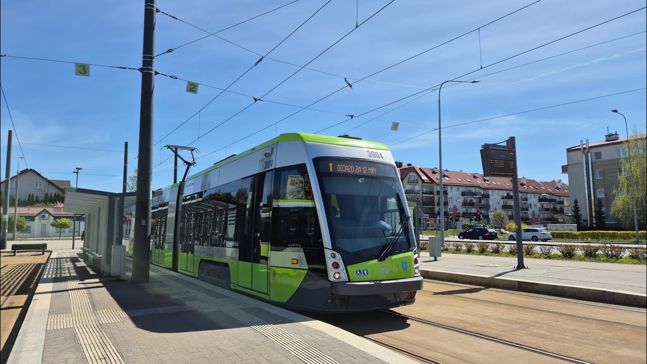 [MPK Olsztyn] Solaris Tramino S111O #3004 - linia 1, kierunek Wysoka Brama