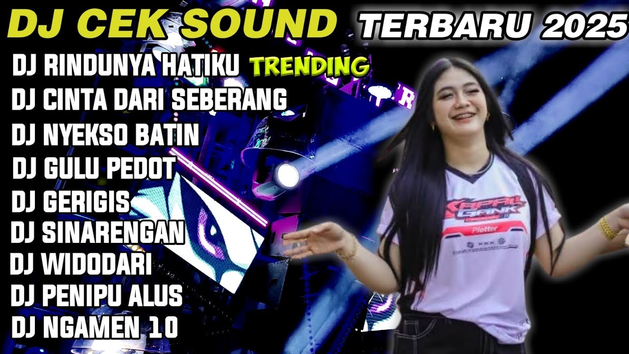 PLAYLIST GALAU🐰DJ RINDUNYA HATIKU PARTY BANTENGAN BASS PALING HOREG TERBARU 2025