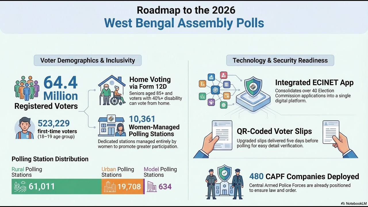 West Bengal Elections 2026: Inside the Massive Preparation Drive || News Sense