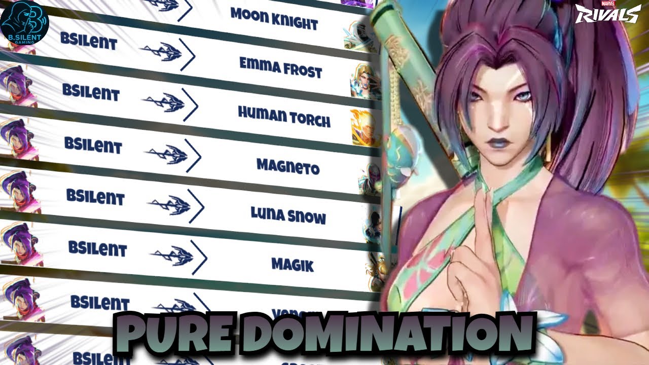 Pure Domination | Psylocke Takes Over (No Commentary) | Marvel Rivals