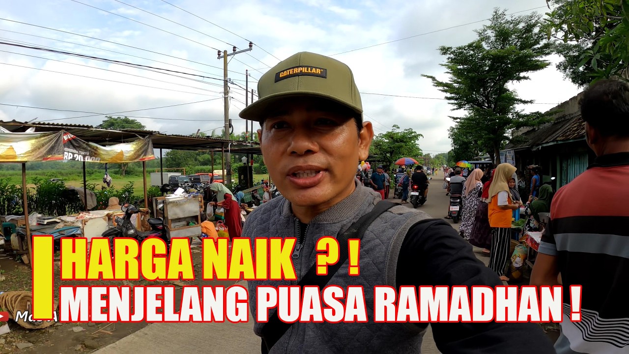 Tradisi Tahunan! Warga Serbu Pasar Tradisional Menjelang Ramadhan