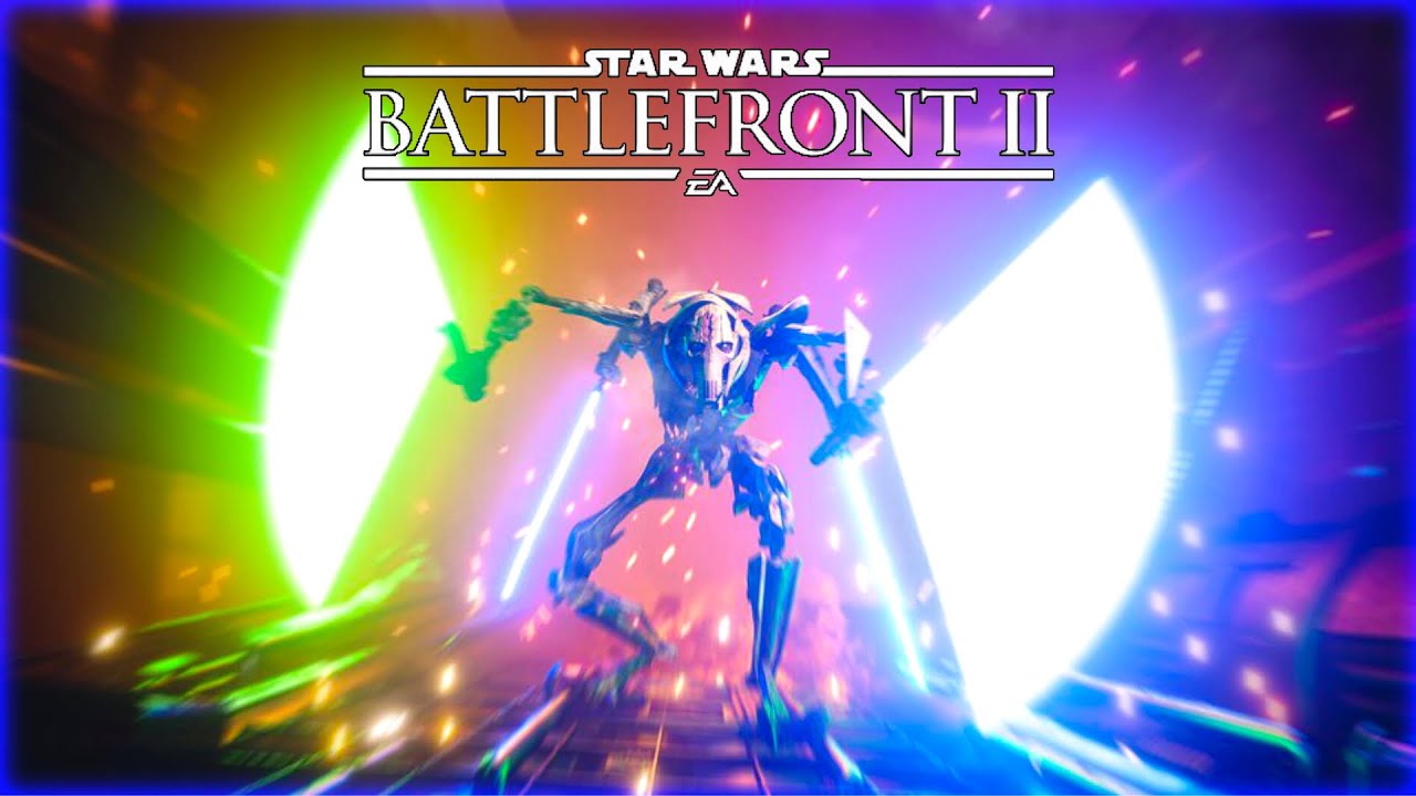 Grievous destroys the enemy team in HvsV | Battlefront 2