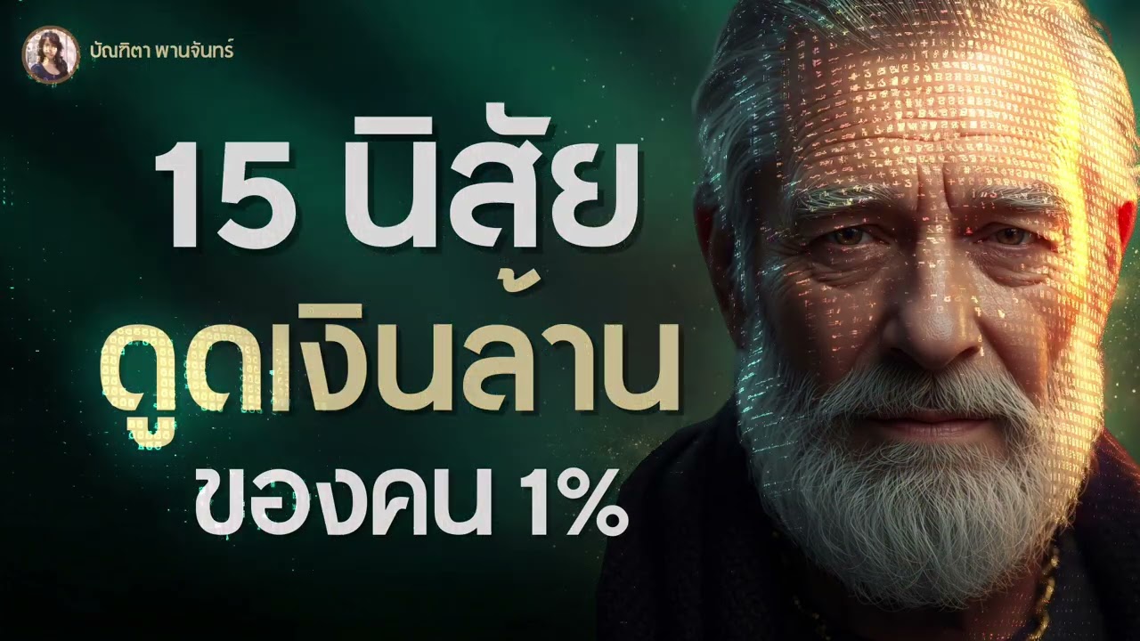 ความลับคน 1%! ถอดรหัส 15 นิสัยการเงิน ของมหาเศรษฐี ที่โรงเรียนไม่เคยสอนคุณ | บัณฑิตา พานจันทร์