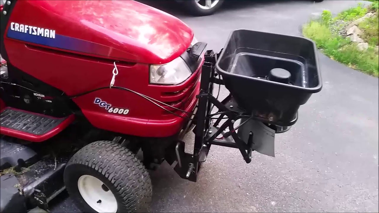 Tractor mounted ATV electric spreader Version 2.0. (Tractor mods)