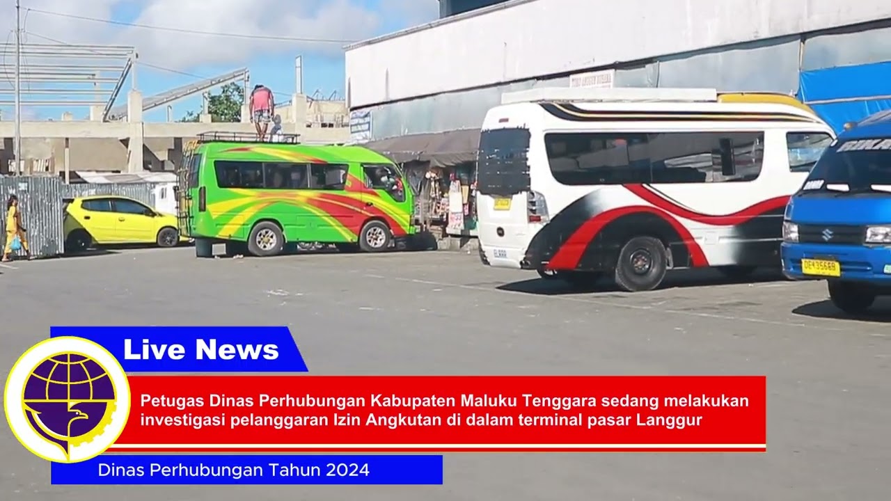 Penertiban Kendaraan Angkutan Umum di Terminal Pasar Langgur