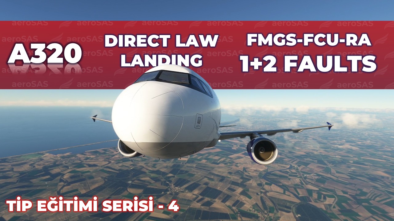 Airbus A320 Tip Eğitimi | AeroSAS Bölüm 4 | FMGS-FCU-RA 1+2 Faults