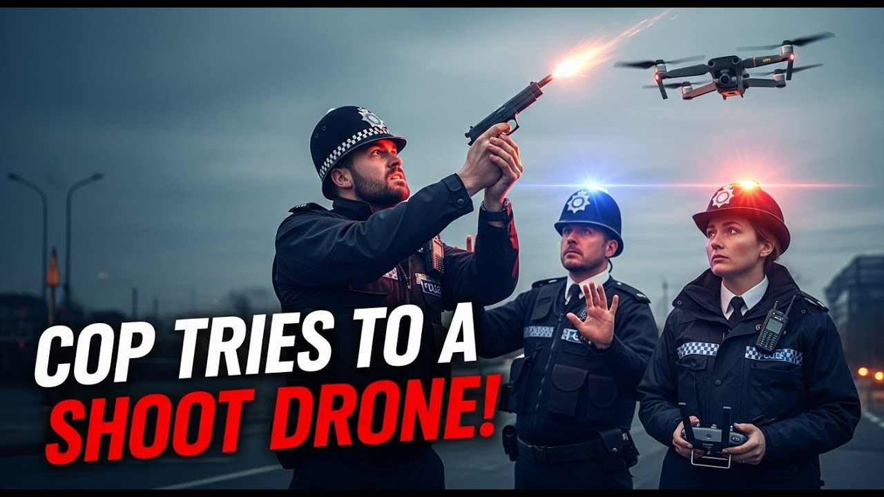 UK Cop Tries to SHOOT Auditor&rsquo;s Drone&hellip; Then Gets SHUT DOWN by His Own Officer!