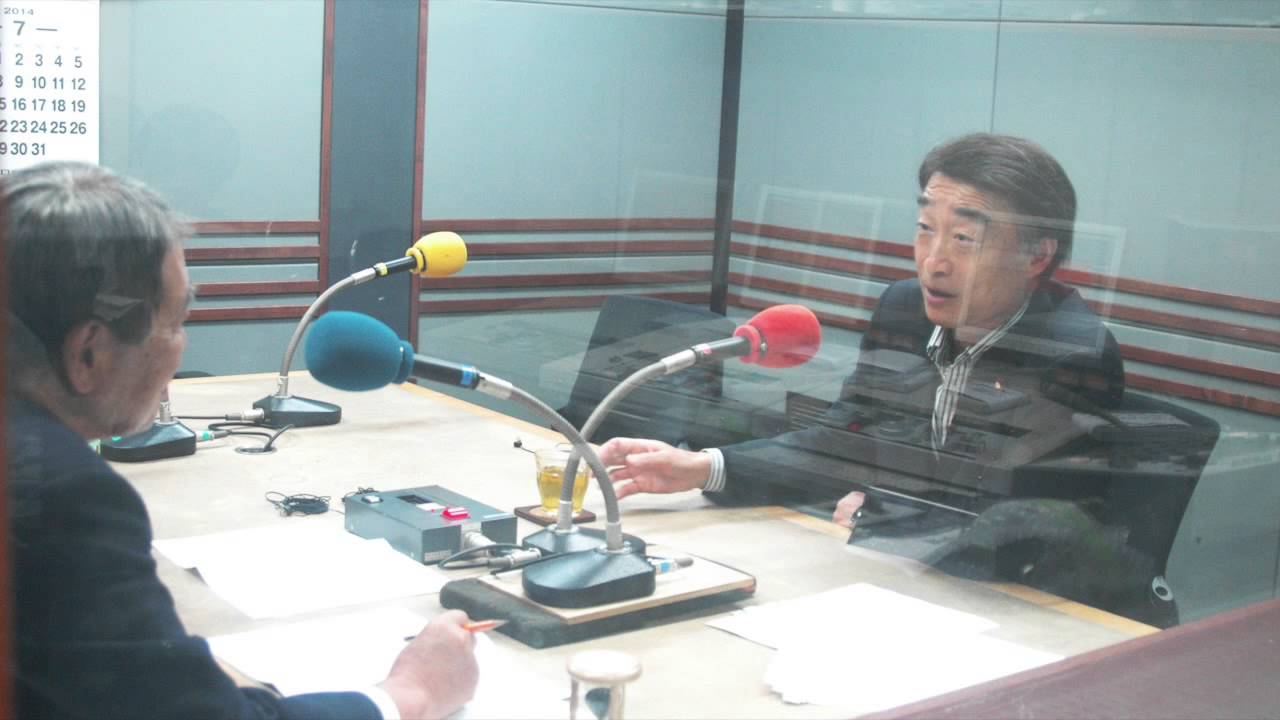 根本匠復興大臣、ラジオ日本へ。