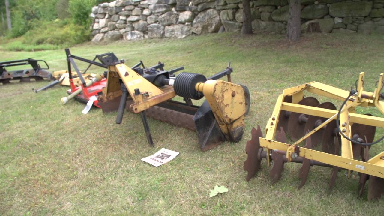 Kaplan Estate Tractor Attachment  Package Auction (9 Units)