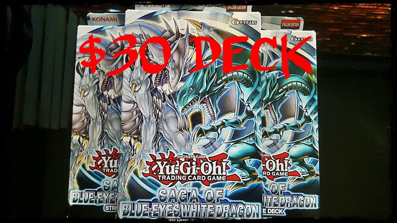 *NEW* 3x SAGA OF THE BLUE EYES STRUCTURE DECK PROFILE!!!