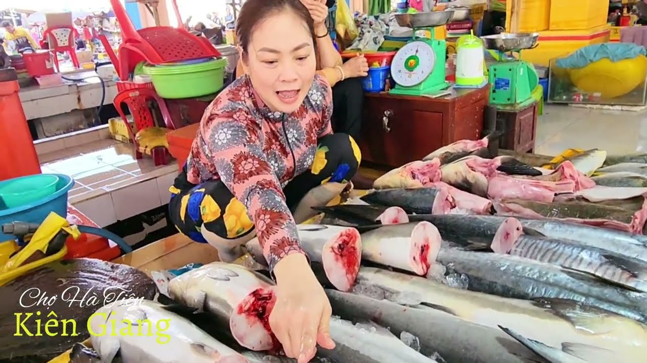 Chợ Hà Tiên Buổi Sáng – Hải Sản Tươi Ngon Đầy Ắp, Giá Rẻ Bất Ngờ