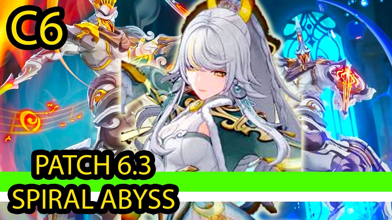C6 Zibai - Spiral Abyss 36 STARS SHOWCASE | She is ABSOLUTELY DISGUSTING! 🤣🤣🤣 #genshinimpact #zibai