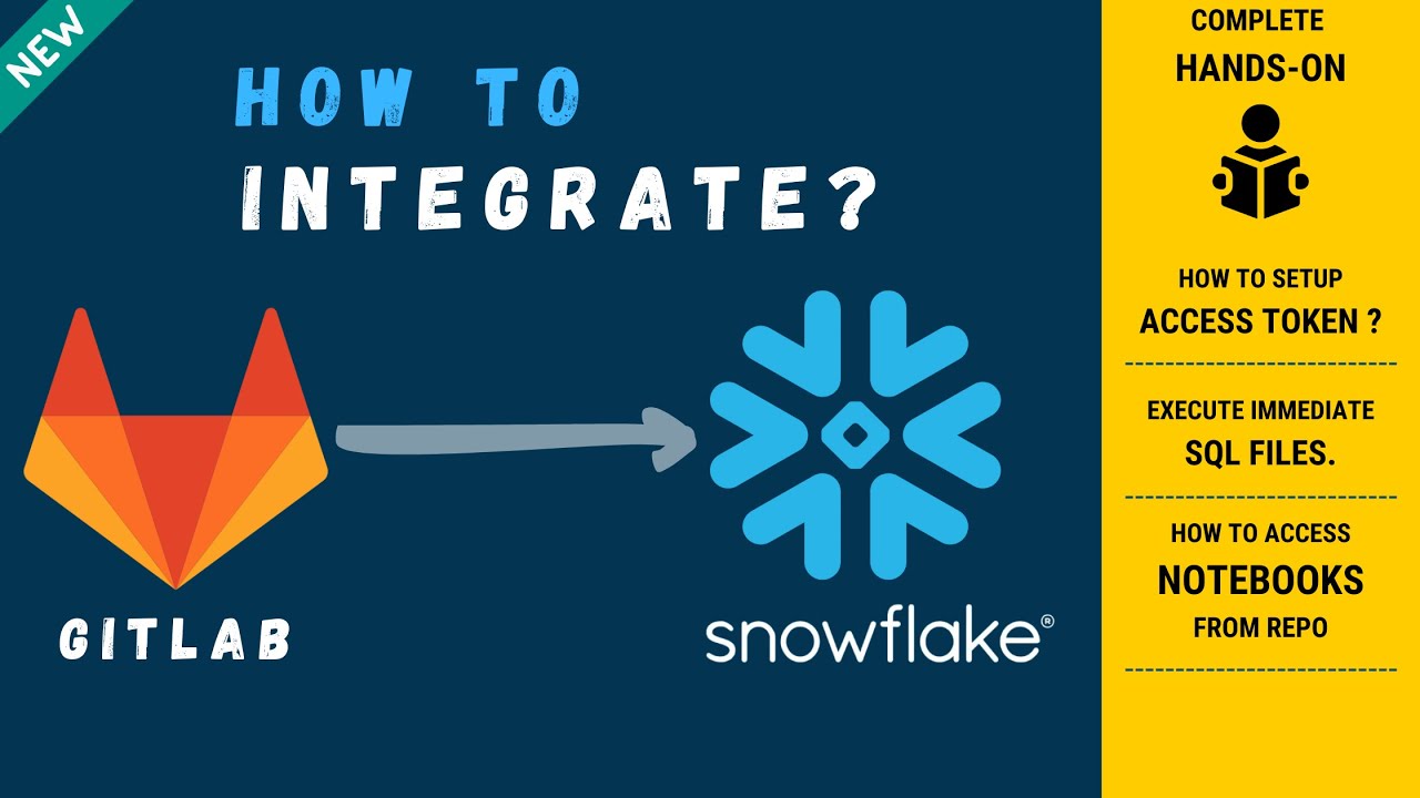 Snowflake GitLab Integration | Complete Hands-On Snowflake Tutorial
