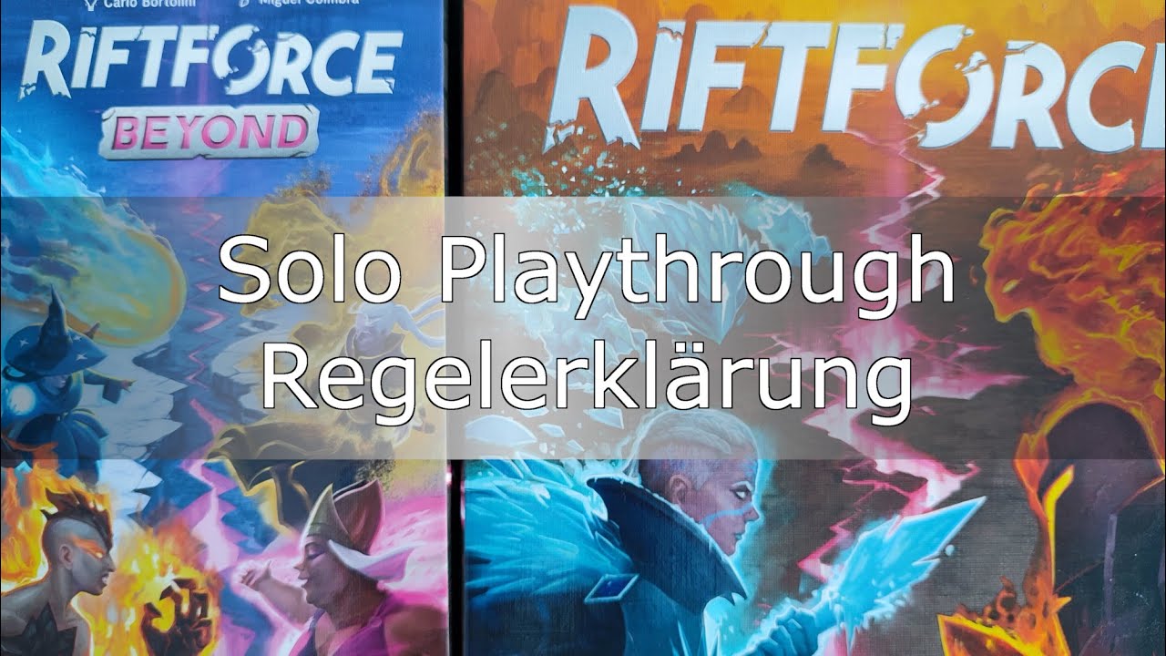 Riftforce Beyond - Solo Playthrough + Regelerklärung der Erweiterung